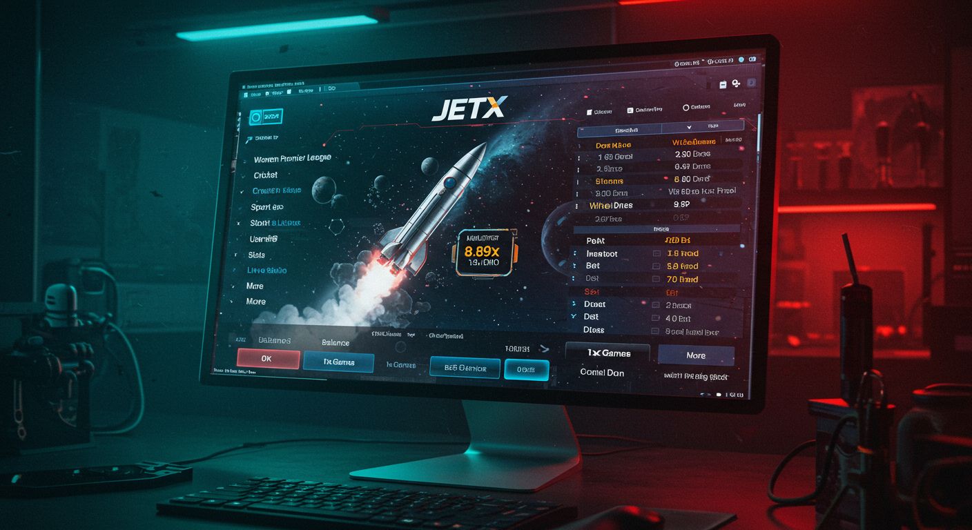 Interface jetx game